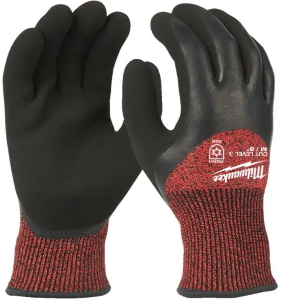 Luvas Milwaukee Inverno Cat. 3 tam. 8/M - 72 unid.
