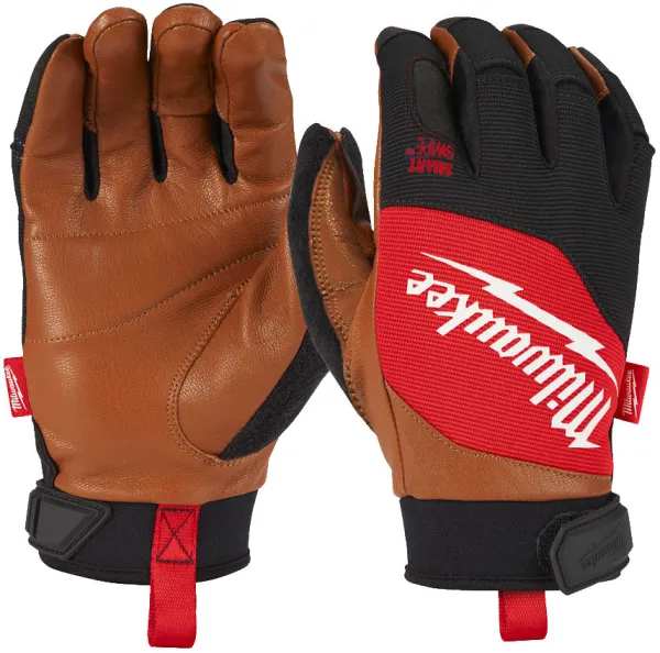 Milwaukee Luvas de Trabalho em Couro M/8