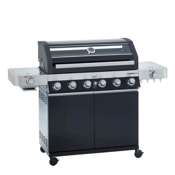 Rösle BBQ grelhador a gás - Videro G6-s - 6 queimadores principais