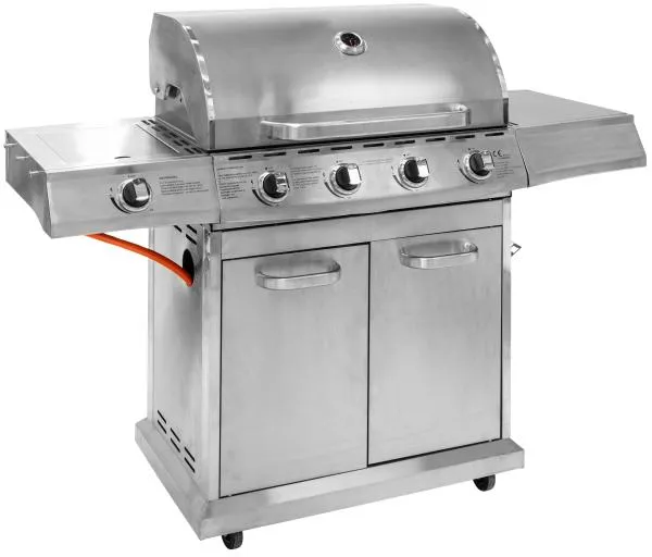 Heatus Premium grelhador a gás 4 e queimador lateral 158,5x61x120cm