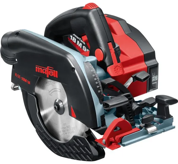 Mafell Serra Circular a Bateria K 55 18M bl PURE em caixa T-MAX