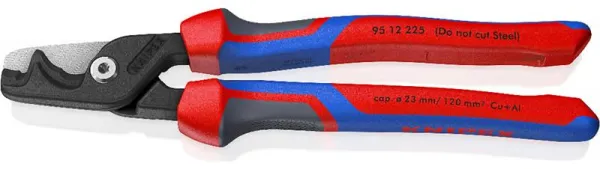 Tesouras de Cabos Knipex com Etapas de Corte StepCut XL