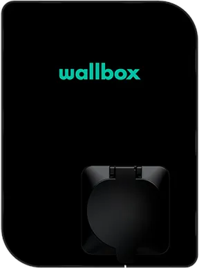 Wallbox Copper SB caixa de carregamento com Wi-Fi 22 kW Tipo 1 e 2, preto