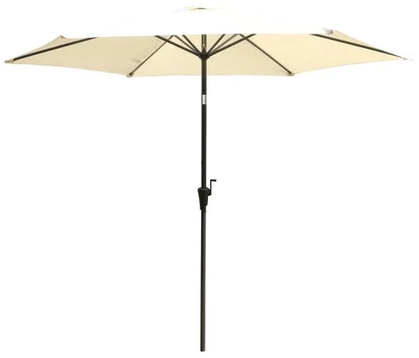 Parasol com inclinação bege 300cm