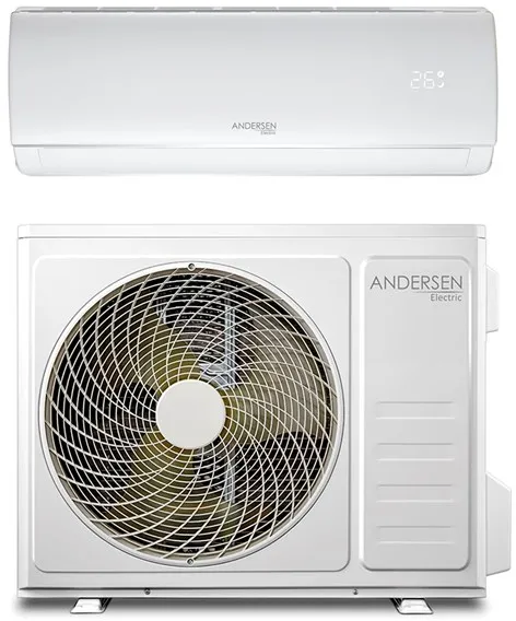 Andersen Electric AE 12000 bomba de calor ar/ar com WiFi, 3,8 kW, 5-72 m², branco